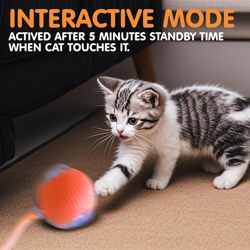 Mode interactif — se réactive quand votre chat la touche